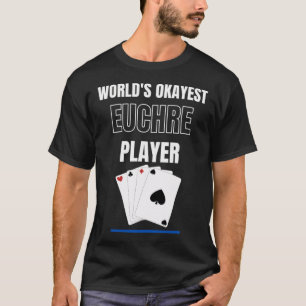 Camiseta Cartas de Jogos de Euchre do Melhorzinho do Mundo