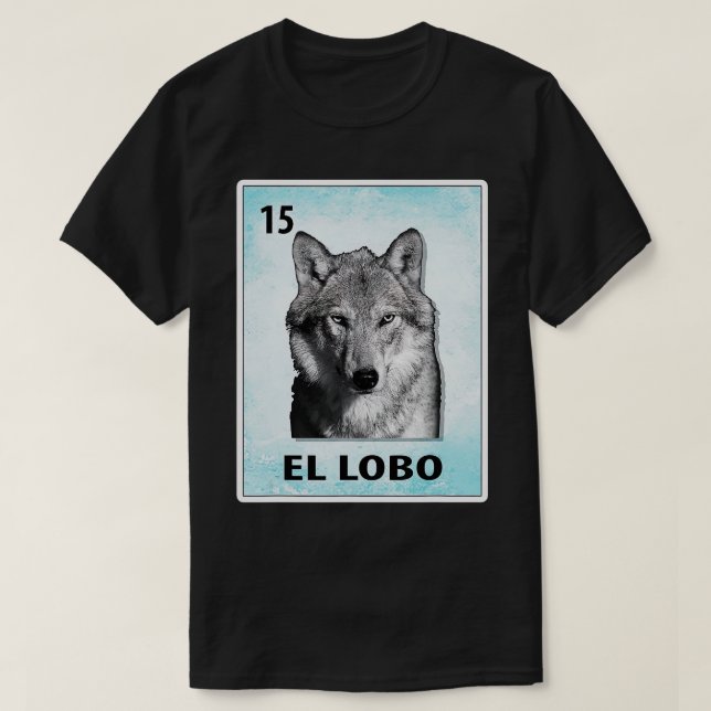 Camiseta Cartas de Lobo Mexicano  (Frente do Design)