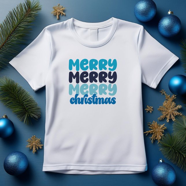 Camiseta Cartas de Natal Muito Feliz (Criador carregado)