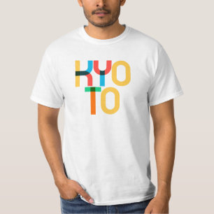 Camiseta Cartas de Pop de Arte do Japão de Quioto