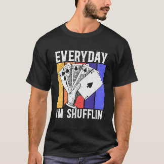 Camiseta Cartas de Pôquer Blefe Jogador de Cassino Jogos de