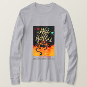 Camiseta Cartaz Antigo da Guerra dos Mundos