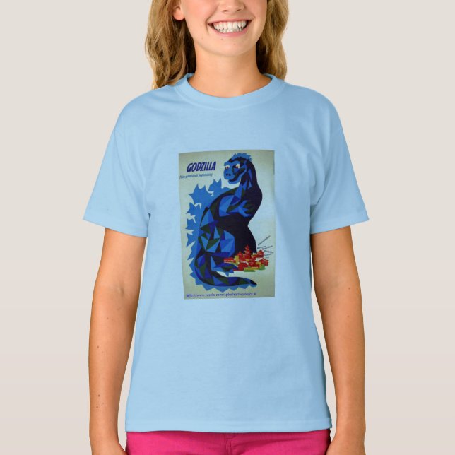 Camiseta Cartaz cinematográfico japonês do vintage (Frente)