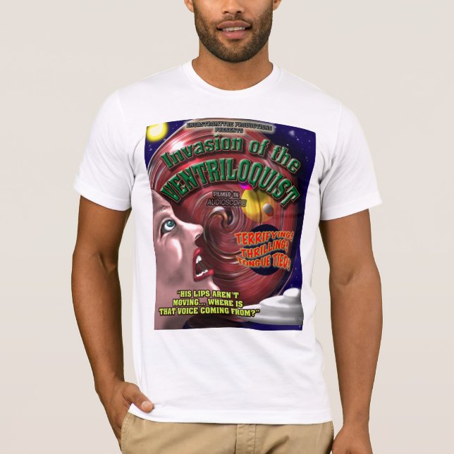 Camiseta Cartaz cinematográfico retro de Sifi do (Frente)