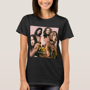 Camiseta Cartaz da Banda Free All Right Now