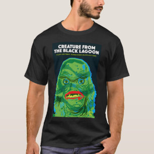 Camiseta Cartaz da Criatura da Lagoa Negra para Colecionar