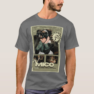 Camiseta cartaz de amigos herói da cidade natal da internet