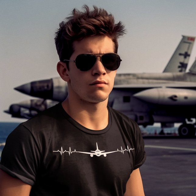 Camiseta Cartaz de avião (Criador carregado)