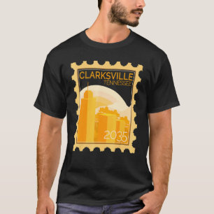 Camiseta Cartaz De Cartaz Com Sunset Em Clarksville