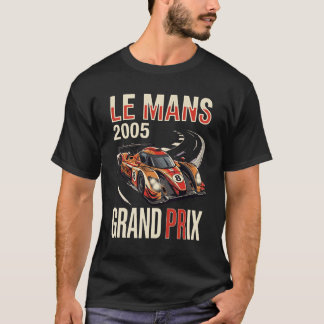Camiseta Cartaz de Corrida do Grande Prêmio Vintage Le Mans