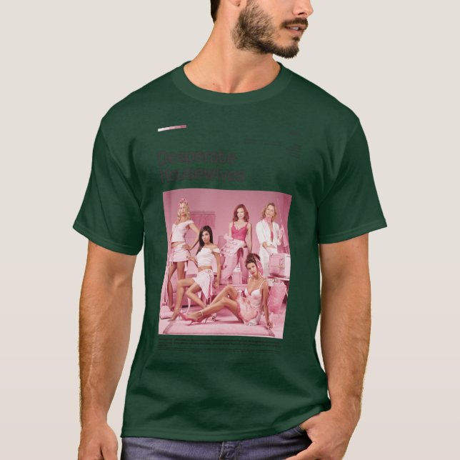 Camiseta Cartaz de Donas de Casa Desesperadas (Frente)