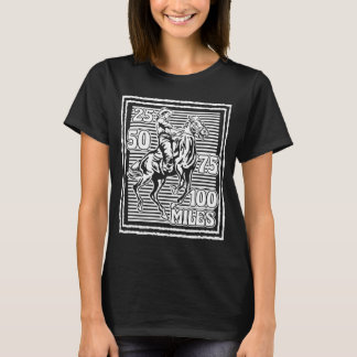 Camiseta Cartaz de Equitação Cavalgada Equitação Endurance