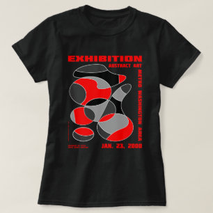 Camiseta Cartaz de Exposição de Arte #1