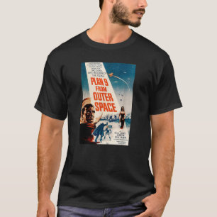 Camiseta Cartaz de Filme Antigo Plan 9 do Espaço Sideral