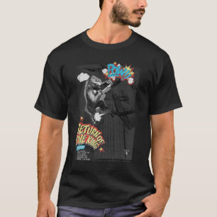 Camiseta Cartaz de Gorila de Quadrinhos de Pop Art