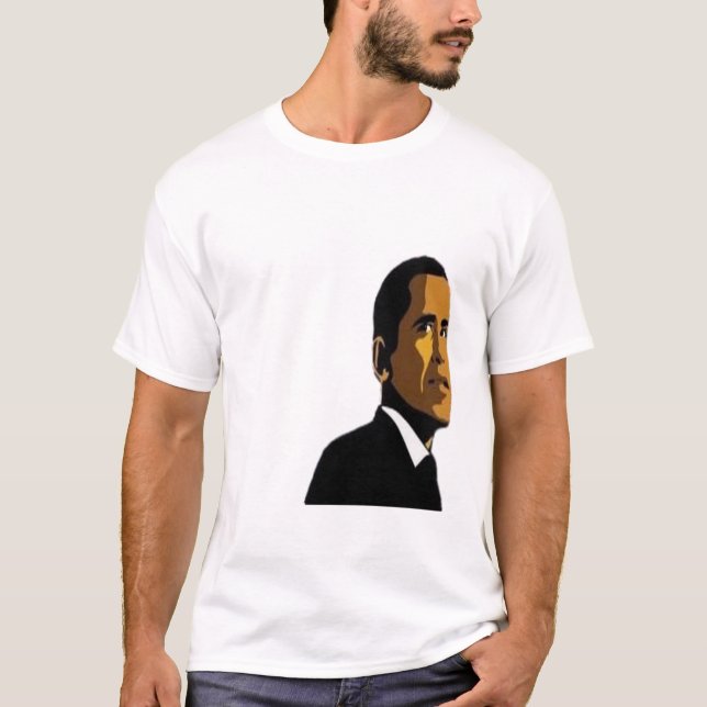 Camiseta Cartaz de Obama (Frente)