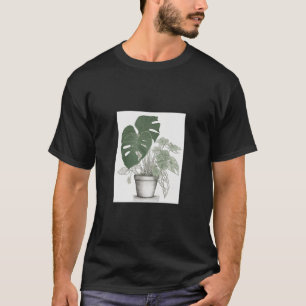 Camiseta Cartaz de Parentais de Plantas Botânicas para Jard
