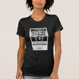 Camiseta Cartaz de Procurada de Bellatrix Lestrange