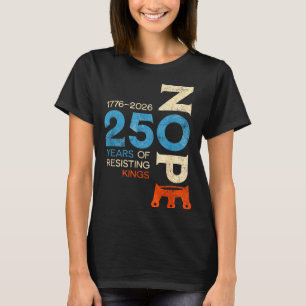 Camiseta Cartaz de Protesto Sem Reis 28 de Março de 2026