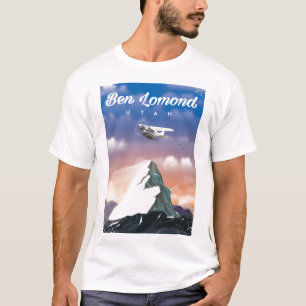 Camiseta Cartaz de viagem Ben Lomond,Utah