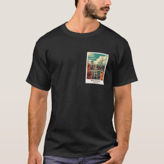 Camiseta Cartaz de Viagem Bruxelas Bélgica