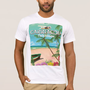 Camiseta cartaz de viagem Carriacou