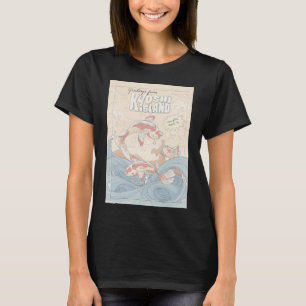 Camiseta Cartaz de Viagem da Ilha Kyoshi