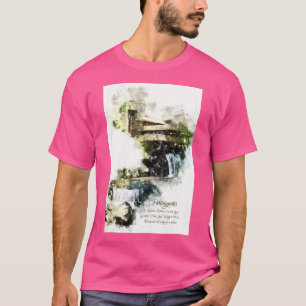 Camiseta Cartaz de viagem da vida selvagem da cratera de Ng