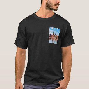 Camiseta Cartaz de Viagem de Estocolmo Suécia