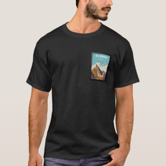 Camiseta Cartaz de Viagem de Pequim China