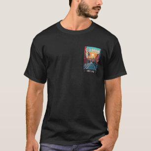 Camiseta Cartaz de Viagem Dublin Irlanda