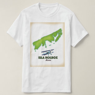 Camiseta Cartaz de viagem Isla Holbox México
