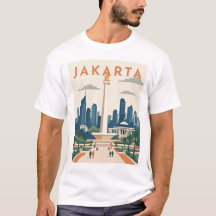 Cartaz de Viagem Jacarta Indonésia