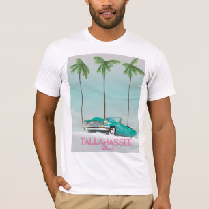 Camiseta cartaz de viagem Tallahassee Flórida
