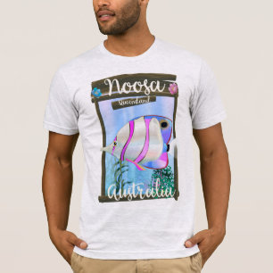 Camiseta Cartaz de viagem vintage Noosa Austrália