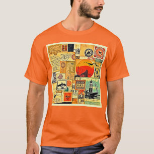 Camiseta Cartaz de viagens vintage