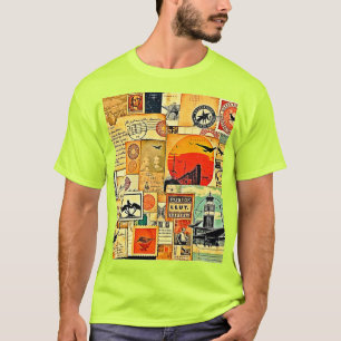 Camiseta Cartaz de viagens vintage