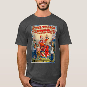 Camiseta Cartaz do Circo Ringling Bros e Barnum & Bailey