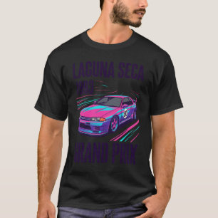 Camiseta Cartaz do Grande Prêmio Vintage Laguna Seca 1993