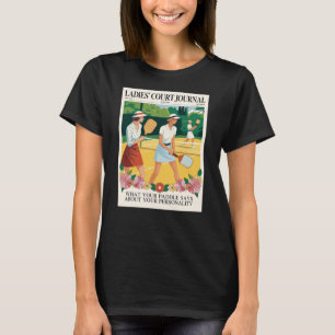 Camiseta Cartaz do Jornal da Quadra das Senhoras de Pickleb