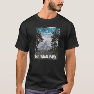 Camiseta Cartaz do Parque Nacional de Yosemite Califórnia