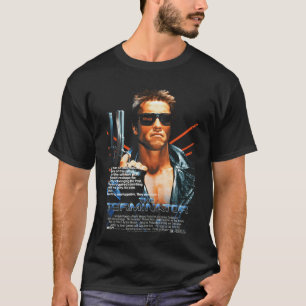 Camiseta Cartaz do Theerminator Filme Retro SciFiimeraveler