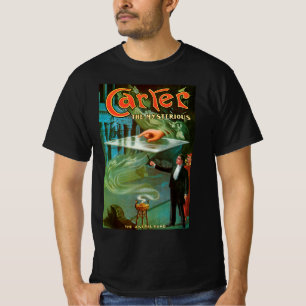 Camiseta Cartaz Mágico Vintage, Carter o Misterioso