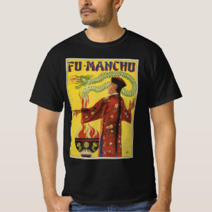 Camiseta Cartaz Mágico Vintage, Mágico Fu-Manchu