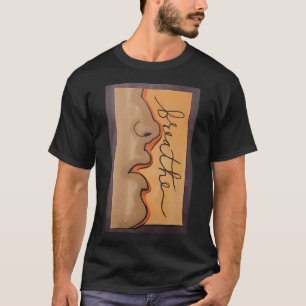 Camiseta Cartaz Motivacional Respirar