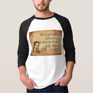 Camiseta Cartaz retrô vintage das princesas da SlipperyJoe'