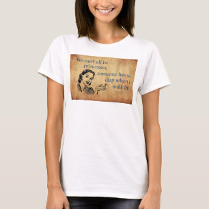 Camiseta Cartaz retrô vintage das princesas da SlipperyJoe'