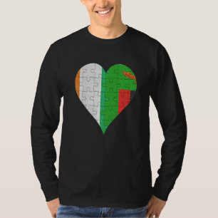 Camiseta Cartaz Sinalizador da Zâmbia na Costa do Marfim