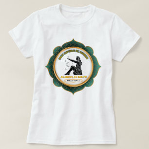 Camiseta Cartaz Zodíaco de Virgem Celestial Vintage