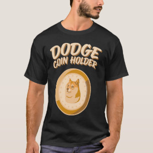 Camiseta Carteira de Cães Titular da Dogecoina Krypto Trend